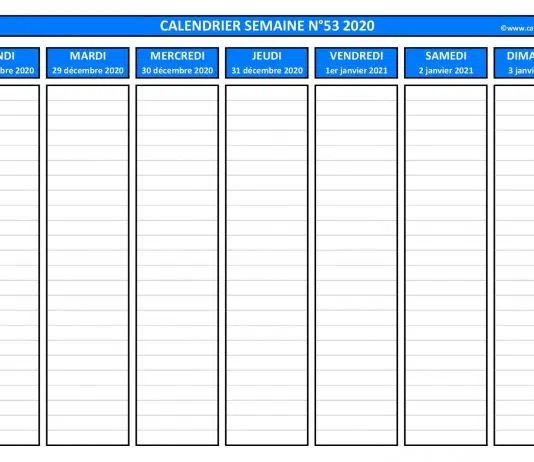 Pourquoi 53 semaines en 2021 ?