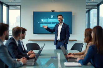 chatbot interactif aidant à la génération de leads et à la prospection